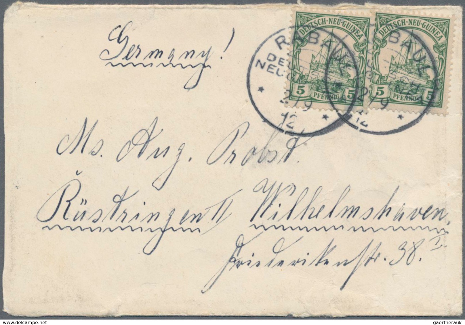 Deutsche Schiffspost - Marine: 1895/1913, Spezialsammlung Von 32 Belegen Des Kleinen Kreuzers S.M.S. - Sonstige & Ohne Zuordnung