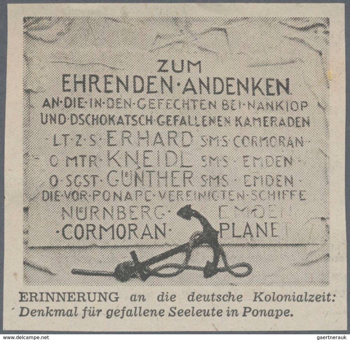 Deutsche Schiffspost - Marine: 1895/1913, Spezialsammlung von 32 Belegen des Kleinen Kreuzers S.M.S.