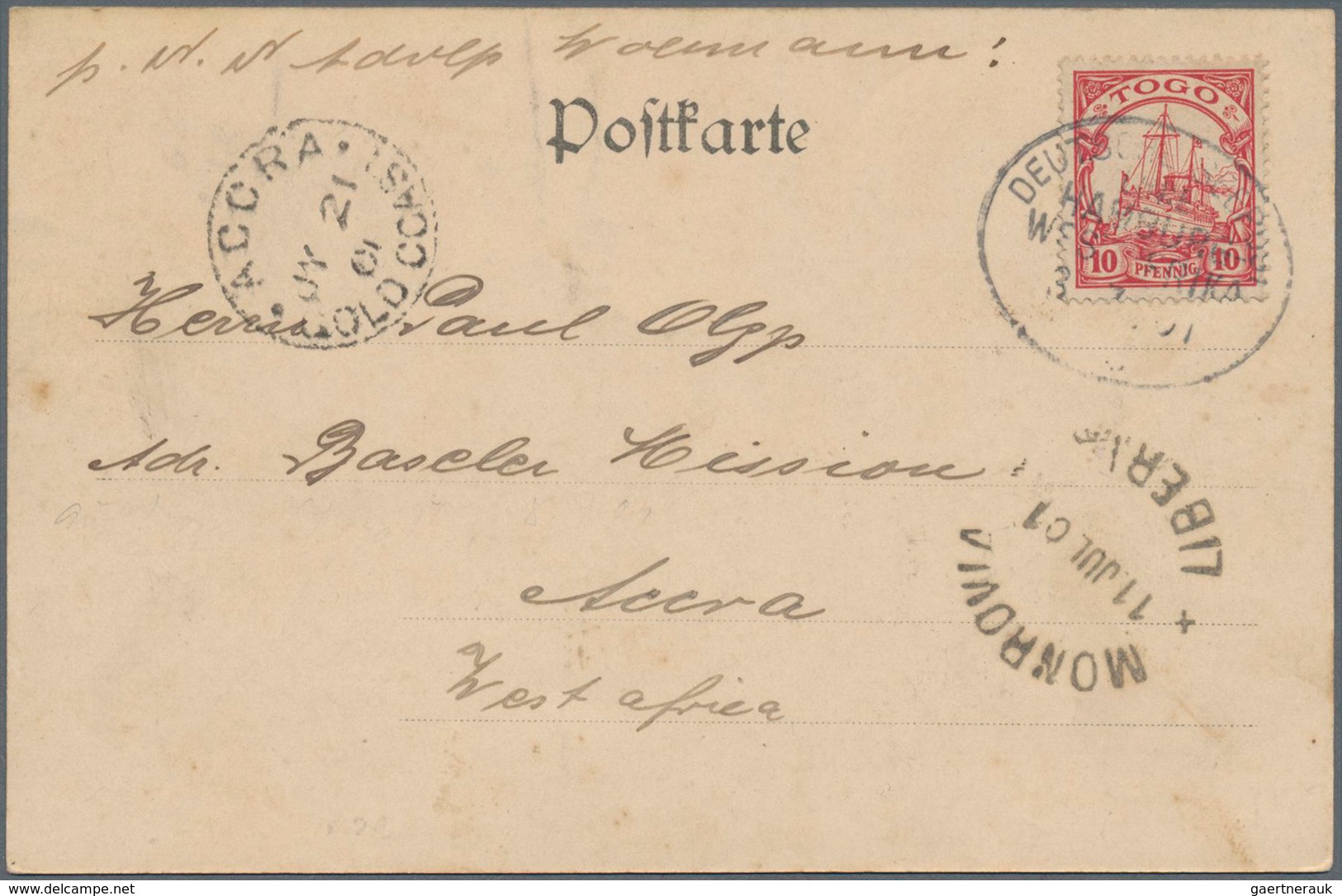 Deutsche Schiffspost Im Ausland - Seepost: 1884/1913 (ca.), 26 Belege (teils AK Bzw. Frankiert Mit M - Other & Unclassified