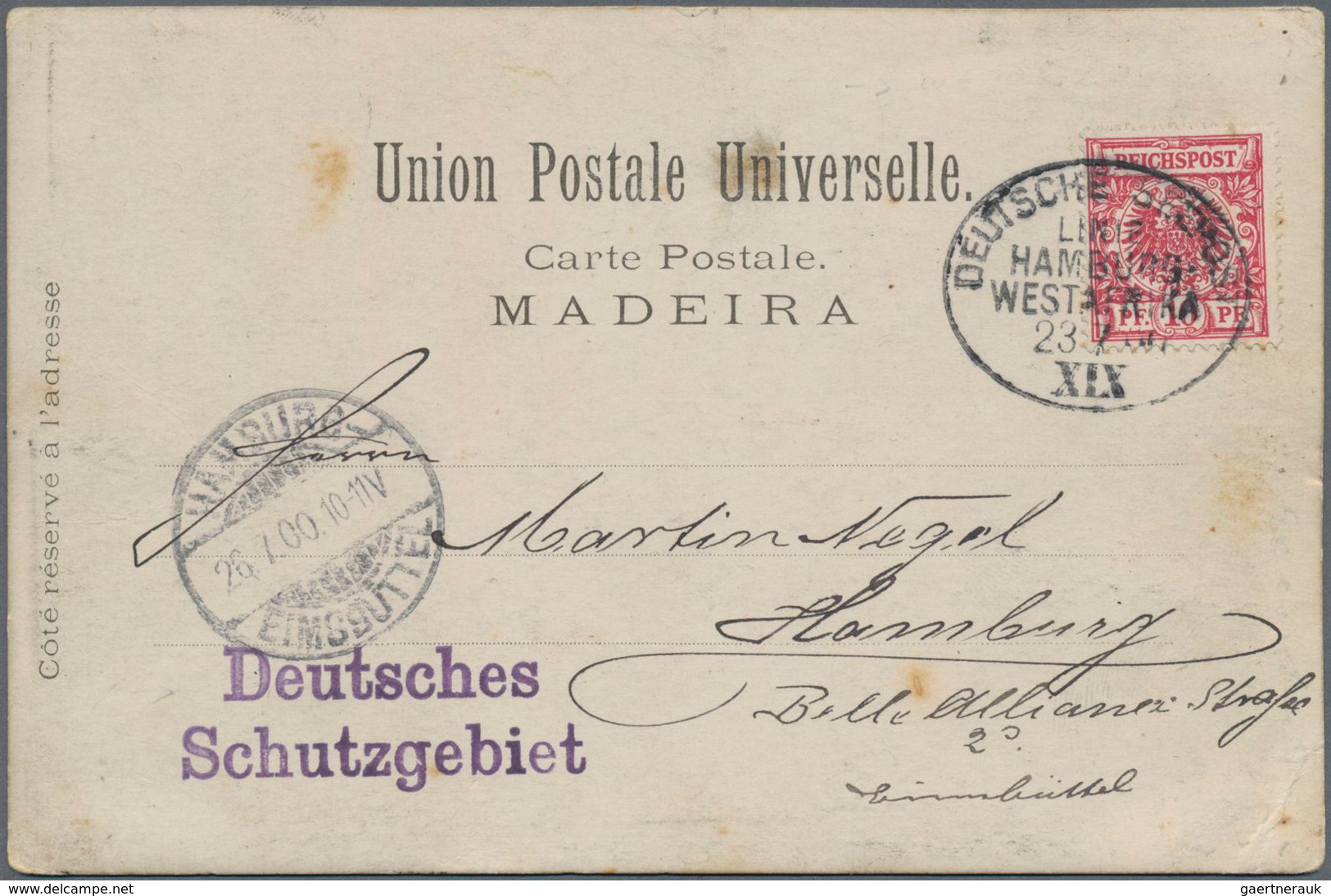 Deutsche Schiffspost Im Ausland - Seepost: 1884/1913 (ca.), 26 Belege (teils AK Bzw. Frankiert Mit M - Autres & Non Classés