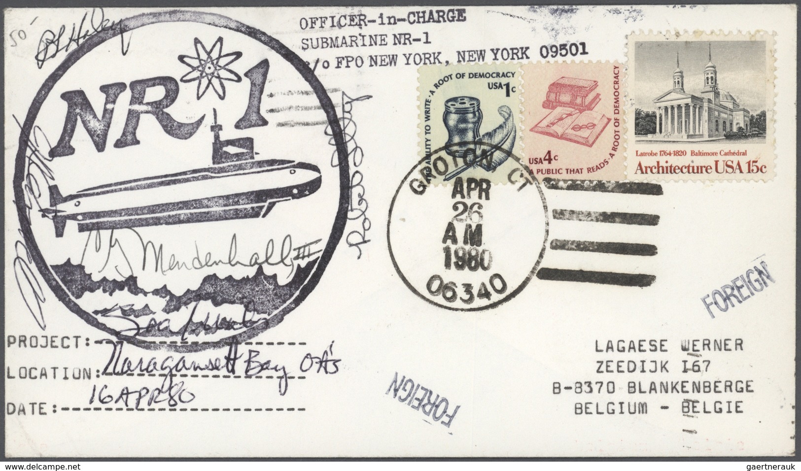 Schiffspost Alle Welt: 1880/1986, Mainly 1970s/1980s, Collection Of Apprx. 300 Ship Mail Covers/card - Autres & Non Classés