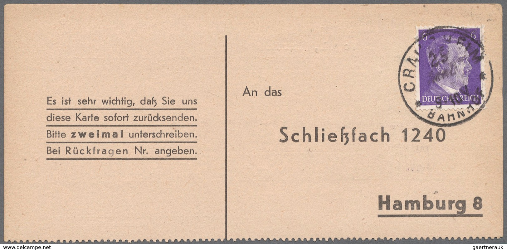 Thematische Philatelie: 1890/1975, NACHTRÄGLICH ENTWERTET Sowie Nachverwendete Stempel, Jeweils Ca 1 - Ohne Zuordnung