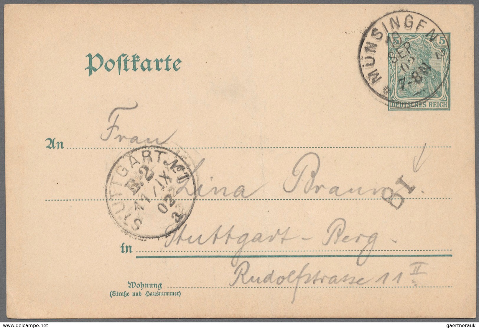 Thematische Philatelie: 1890/1975, NACHTRÄGLICH ENTWERTET sowie nachverwendete Stempel, jeweils ca 1