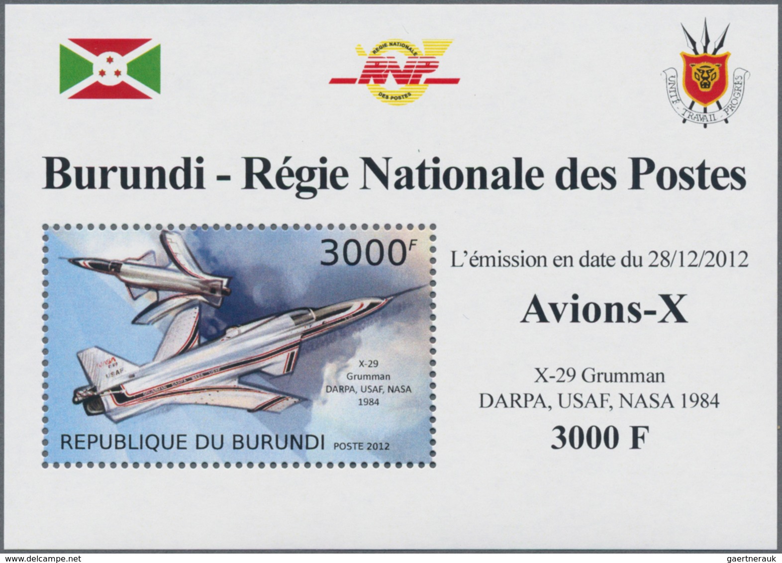 Thematische Philatelie: 2011/2013, Burundi. A Big Lot Of Different Topics In Complete Souvenir Sheet - Unclassified