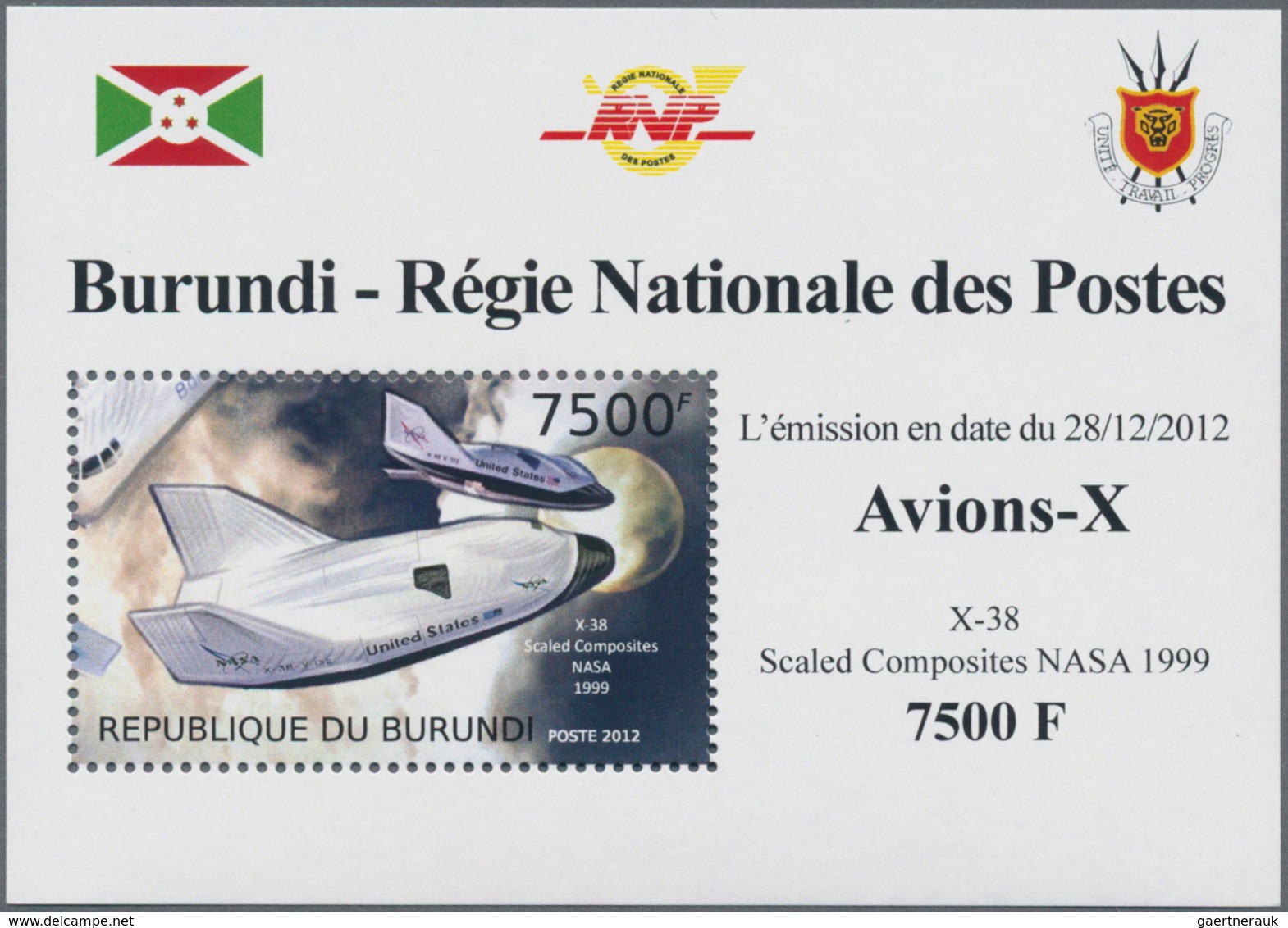 Thematische Philatelie: 2011/2013, Burundi. A Big Lot Of Different Topics In Complete Souvenir Sheet - Non Classés