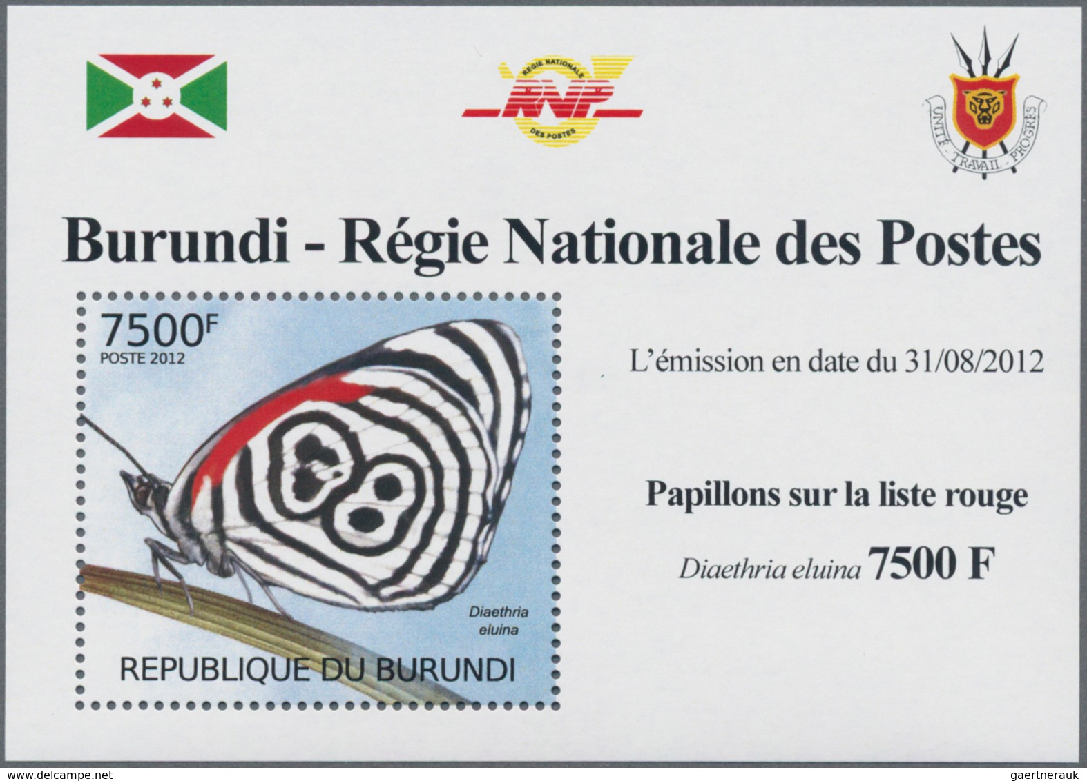 Thematische Philatelie: 2011/2013, Burundi. A Big Lot Of Different Topics In Complete Souvenir Sheet - Sin Clasificación