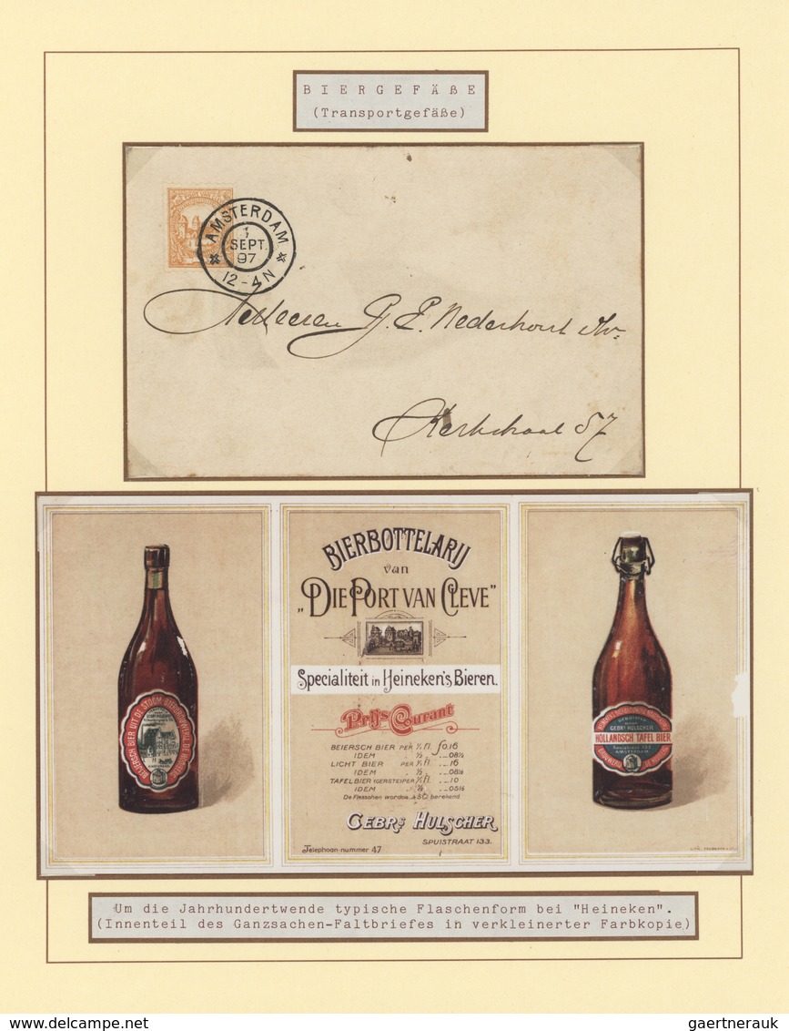 Thematik: Alkohol-Bier / alcohol-beer: 1685/1983, Bier Almanach, umfangreiche Motivsammlung in 7 Rin