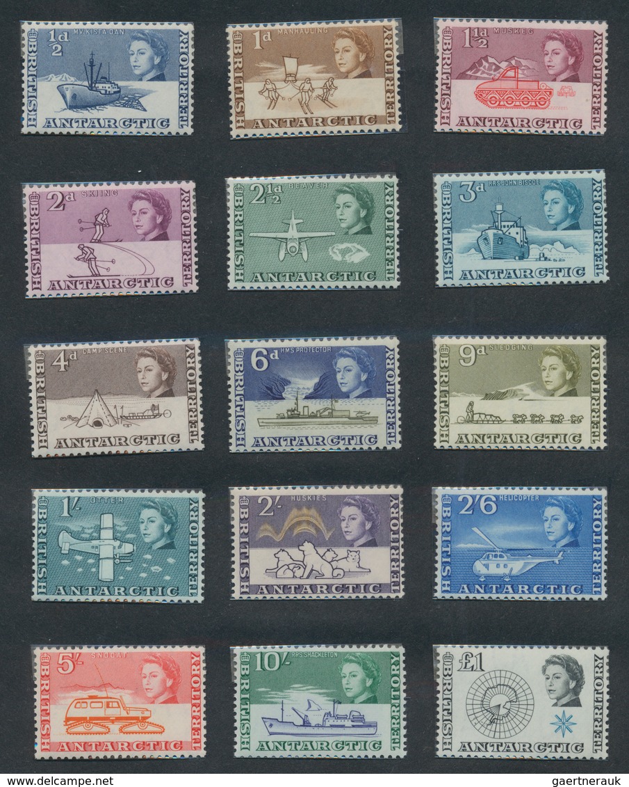 Thematik: Antarktis / Antarctic: 1956/1989, (appr) Beautiful Collection Of The Antarctic Terretories - Autres & Non Classés