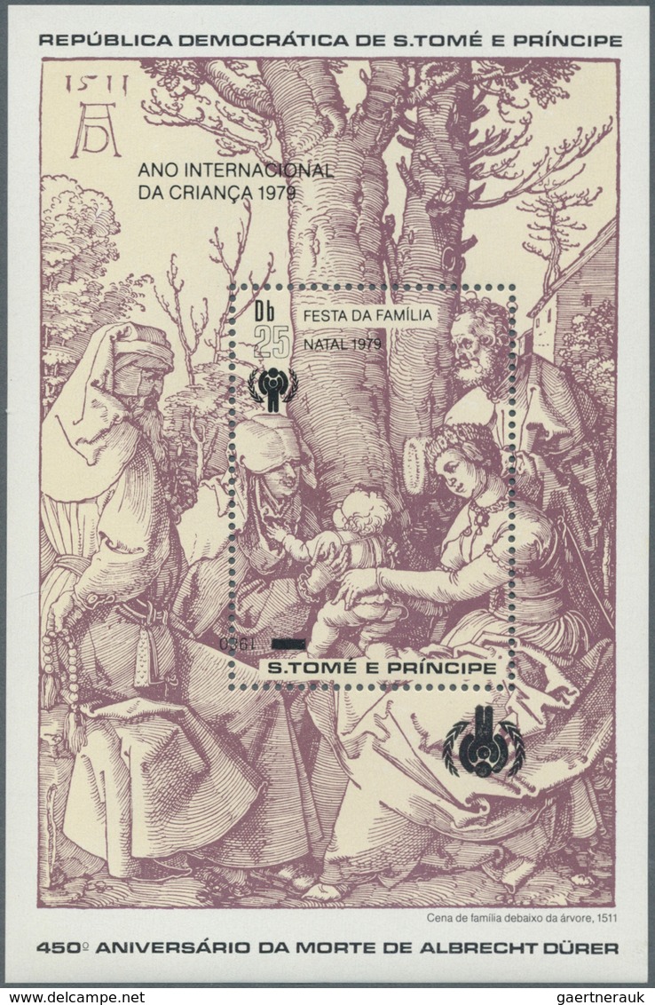 Thematik: Druck-Dürer / Printing-Dürer: 1980, SAO TOME E PRINCIPE: Christmas And Internat. Year Of C - Andere & Zonder Classificatie