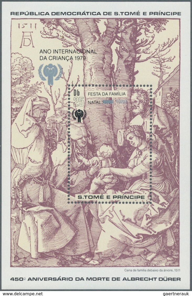 Thematik: Druck-Dürer / Printing-Dürer: 1980, SAO TOME E PRINCIPE: Christmas And Internat. Year Of C - Otros & Sin Clasificación