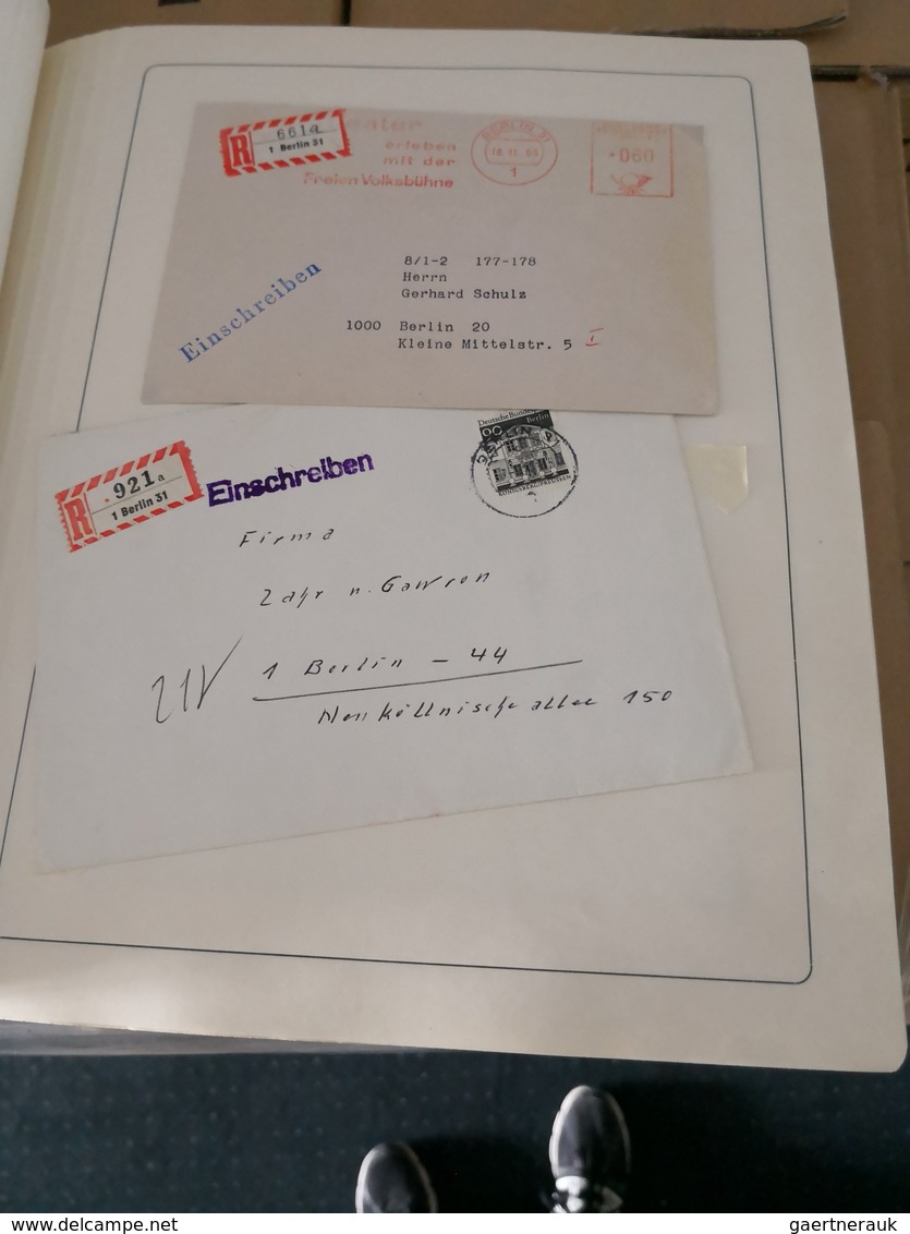 Thematik: Einschreibbriefe Und -Zettel / Registered Covers And Labels: 1890/1970 (ca.): Huge, Very S - Unclassified