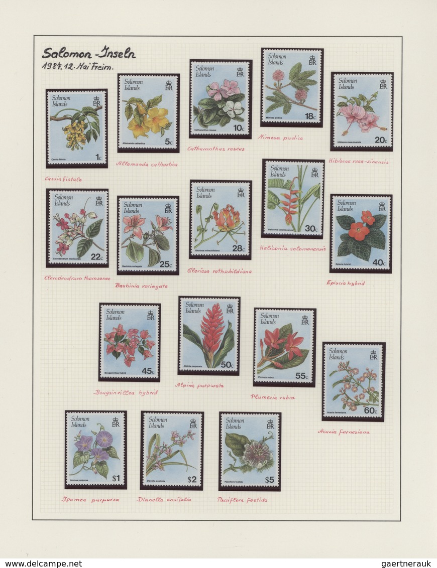 Thematik: Flora, Botanik / Flora, Botany, Bloom: 1953/2005, Large Collection FLORA In 24 SAFE Albums - Other & Unclassified