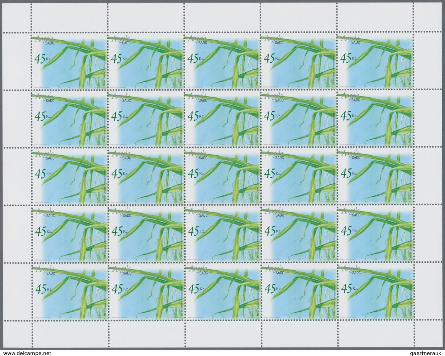 Thematik: Flora, Botanik / Flora, Botany, Bloom: 2004, Angola: „CROP PLANTS “, Complete Set Of 4 In - Sonstige & Ohne Zuordnung