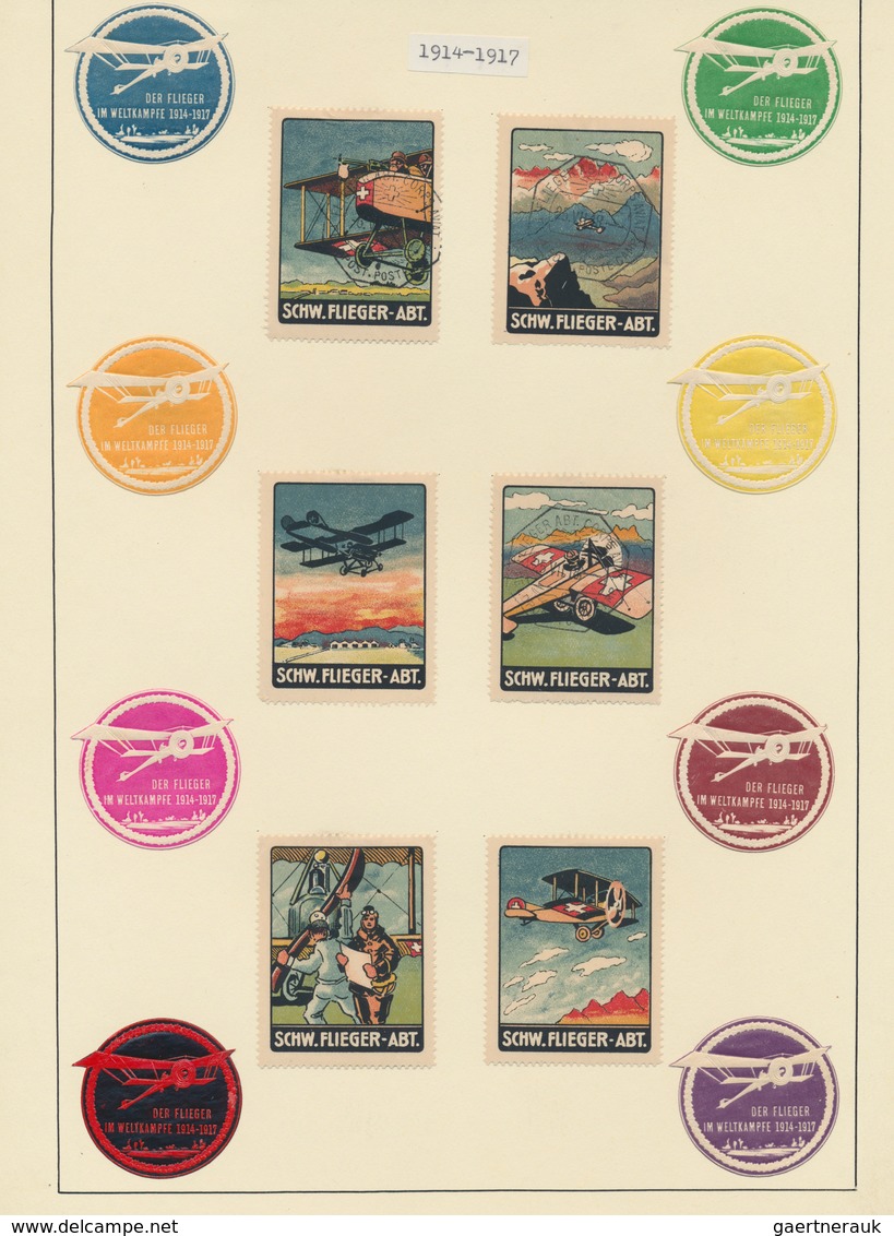 Thematik: Flugzeuge, Luftfahrt / Airoplanes, Aviation: 1902/1918, Interesting Collection Of 98 Airma - Flugzeuge