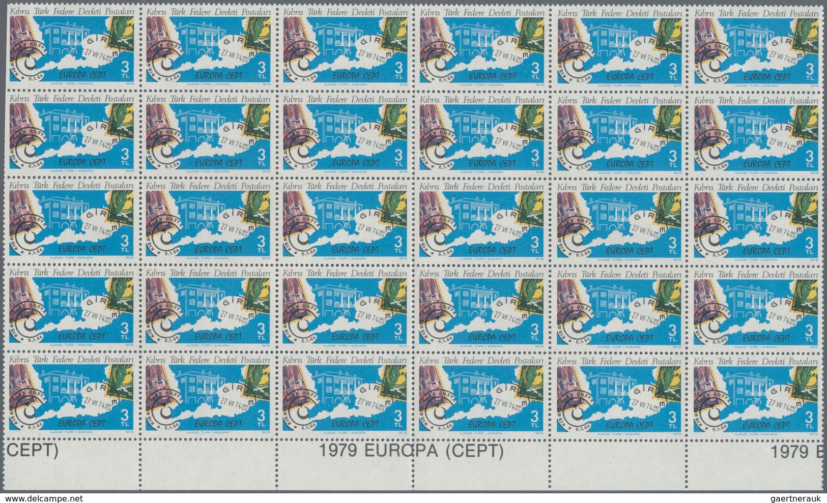 Thematik: Marke Auf Marke / Stamp On Stamp: 1979, Europa CEPT Stamps Of Faroe Islands And Northern C - Sellos Sobre Sellos