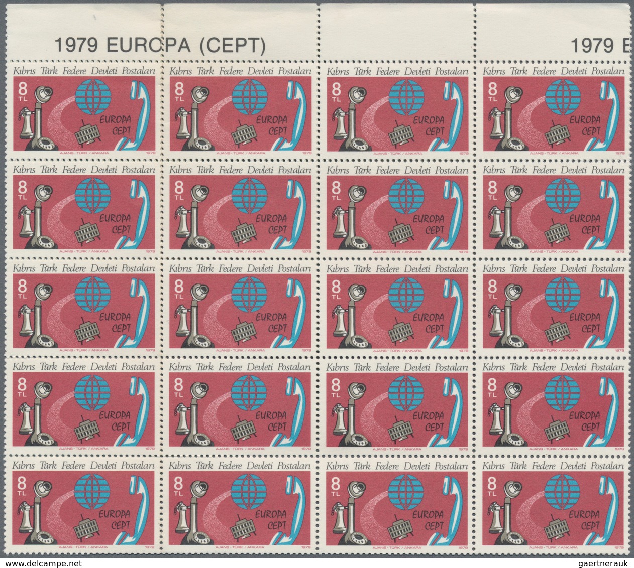Thematik: Marke Auf Marke / Stamp On Stamp: 1979, Europa CEPT Stamps Of Faroe Islands And Northern C - Postzegels Op Postzegels