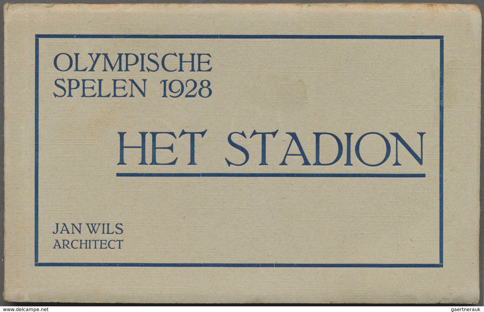 Thematik: Olympische Spiele / Olympic Games: 1928 Niederlande Olympiade-Sonder-Ansichts-Kartenheft K - Other & Unclassified