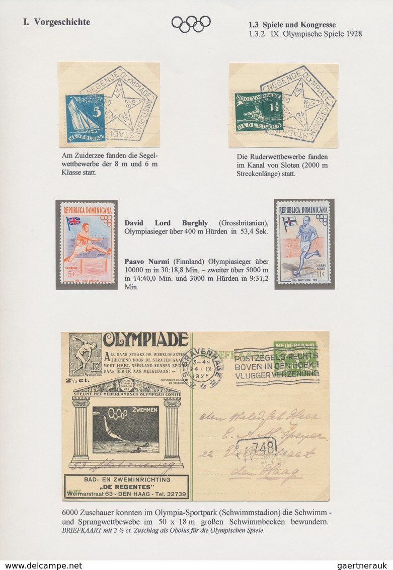 Thematik: Olympische Spiele / Olympic Games: 1936, Olympic Games Garmisch And Berlin (incl. A Brief - Other & Unclassified