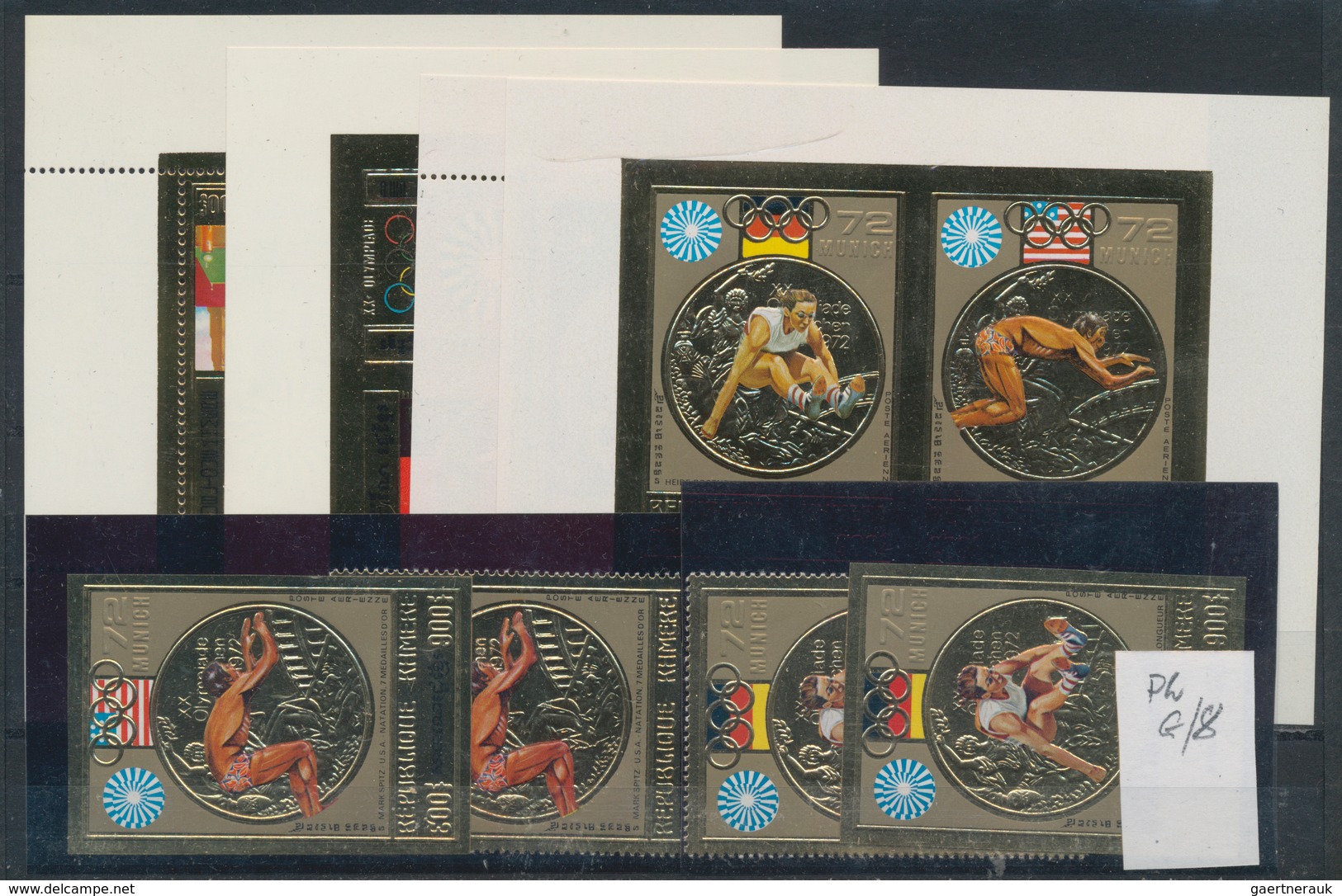 Thematik: Olympische Spiele / Olympic Games: 1968 (ca.): Collection And Accumulation Of About 100 So - Autres & Non Classés