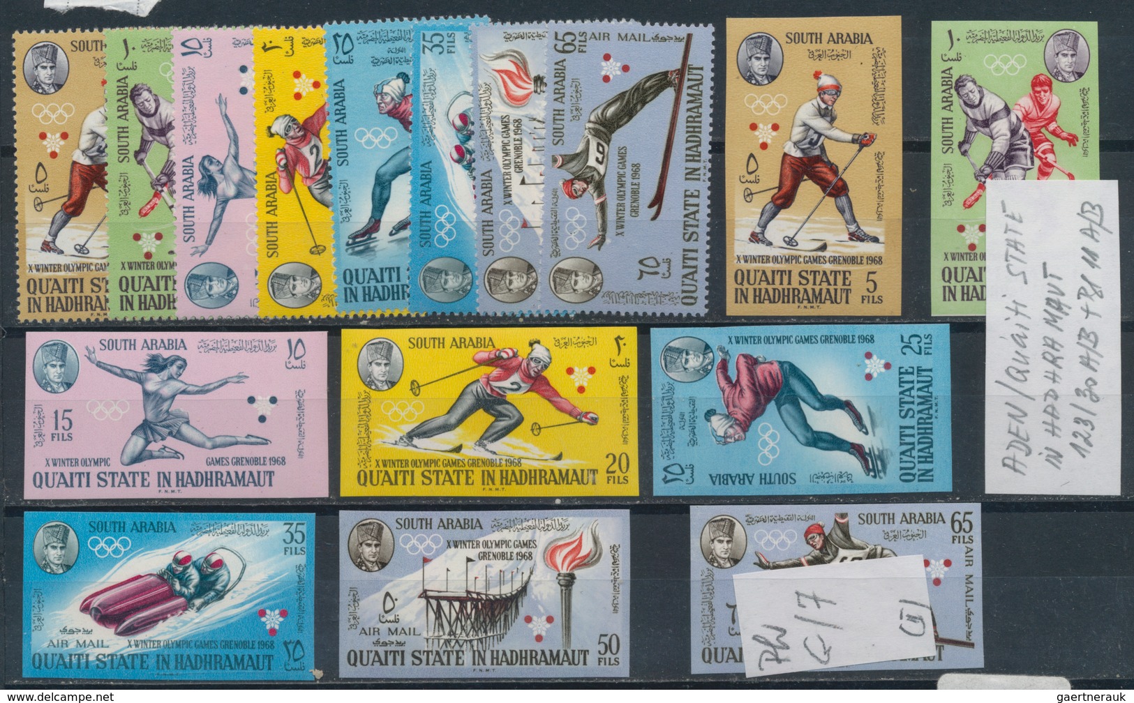 Thematik: Olympische Spiele / olympic games: 1968 (ca.): Collection and accumulation of about 100 so