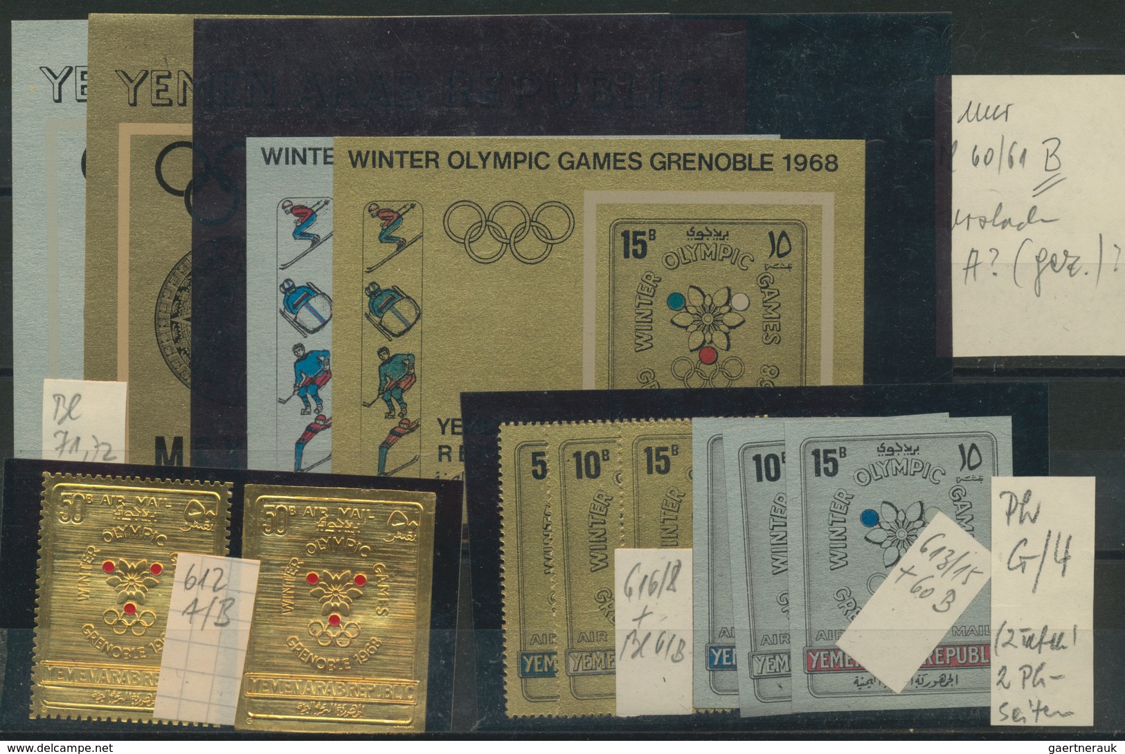 Thematik: Olympische Spiele / olympic games: 1968 (ca.): Collection and accumulation of about 100 so