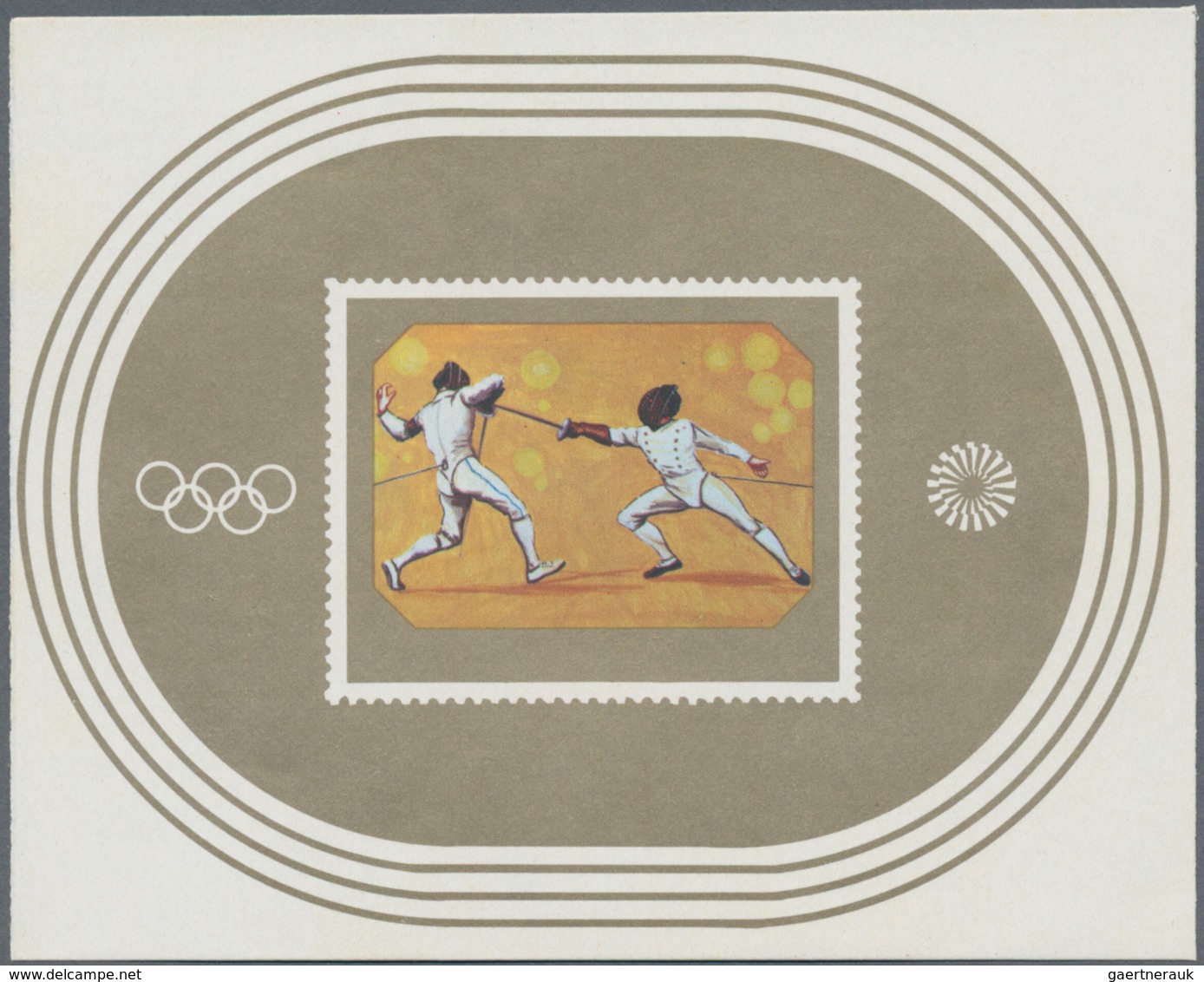 Thematik: Olympische Spiele / Olympic Games: 1972, Sharjah, Olympic Games Munich, Group Of Ten Essay - Andere & Zonder Classificatie