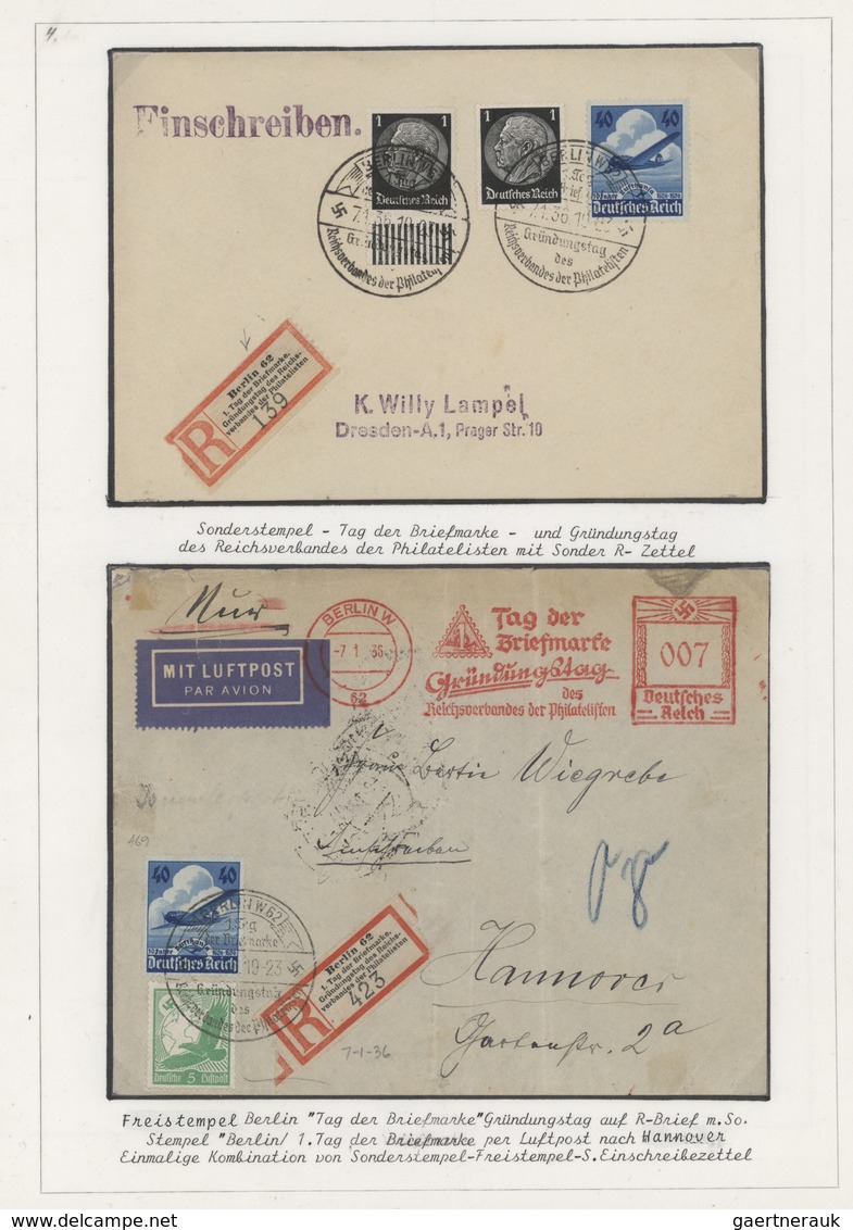 Thematik: Philatelie - Tag Der Briefmarke / Stamp Days: 1936/1997, Tag Der Briefmarke , Saubere Auss - Tag Der Briefmarke