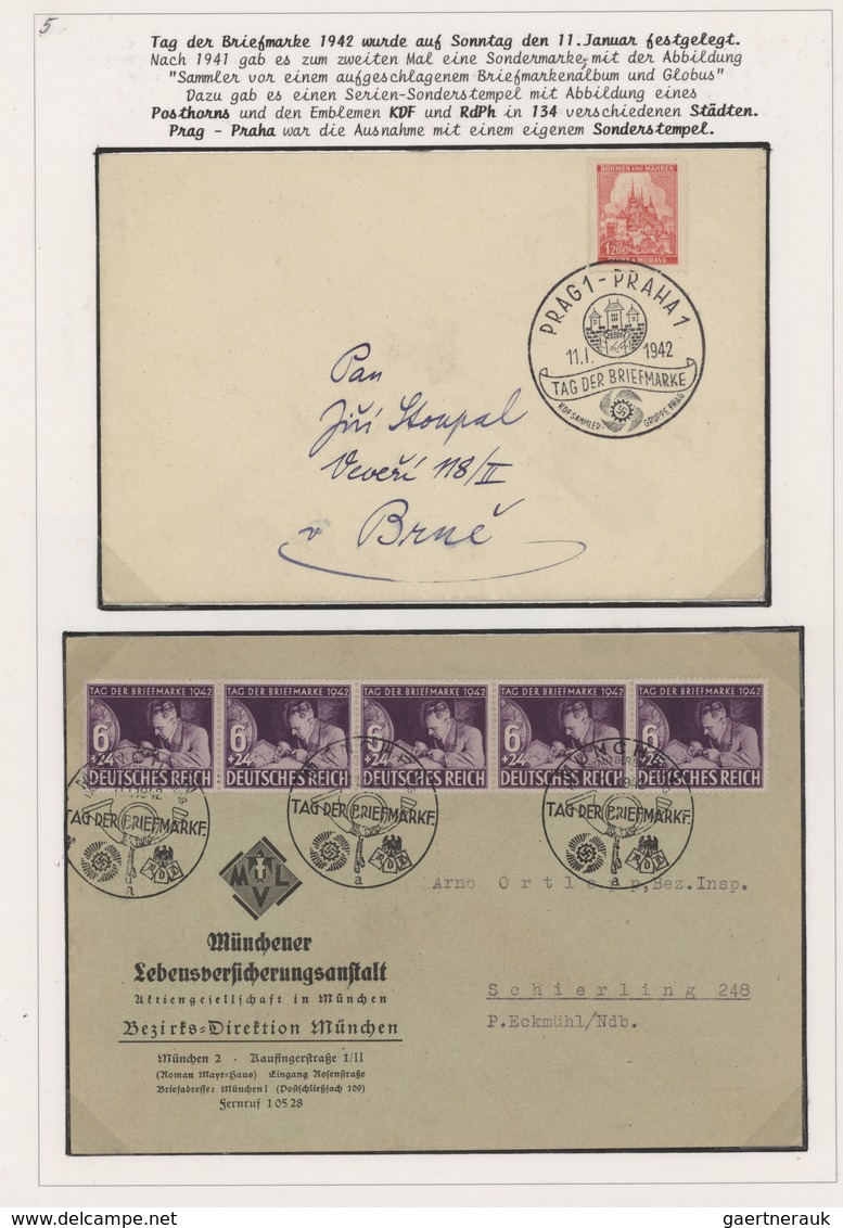 Thematik: Philatelie - Tag Der Briefmarke / Stamp Days: 1936/1997, Tag Der Briefmarke , Saubere Auss - Tag Der Briefmarke