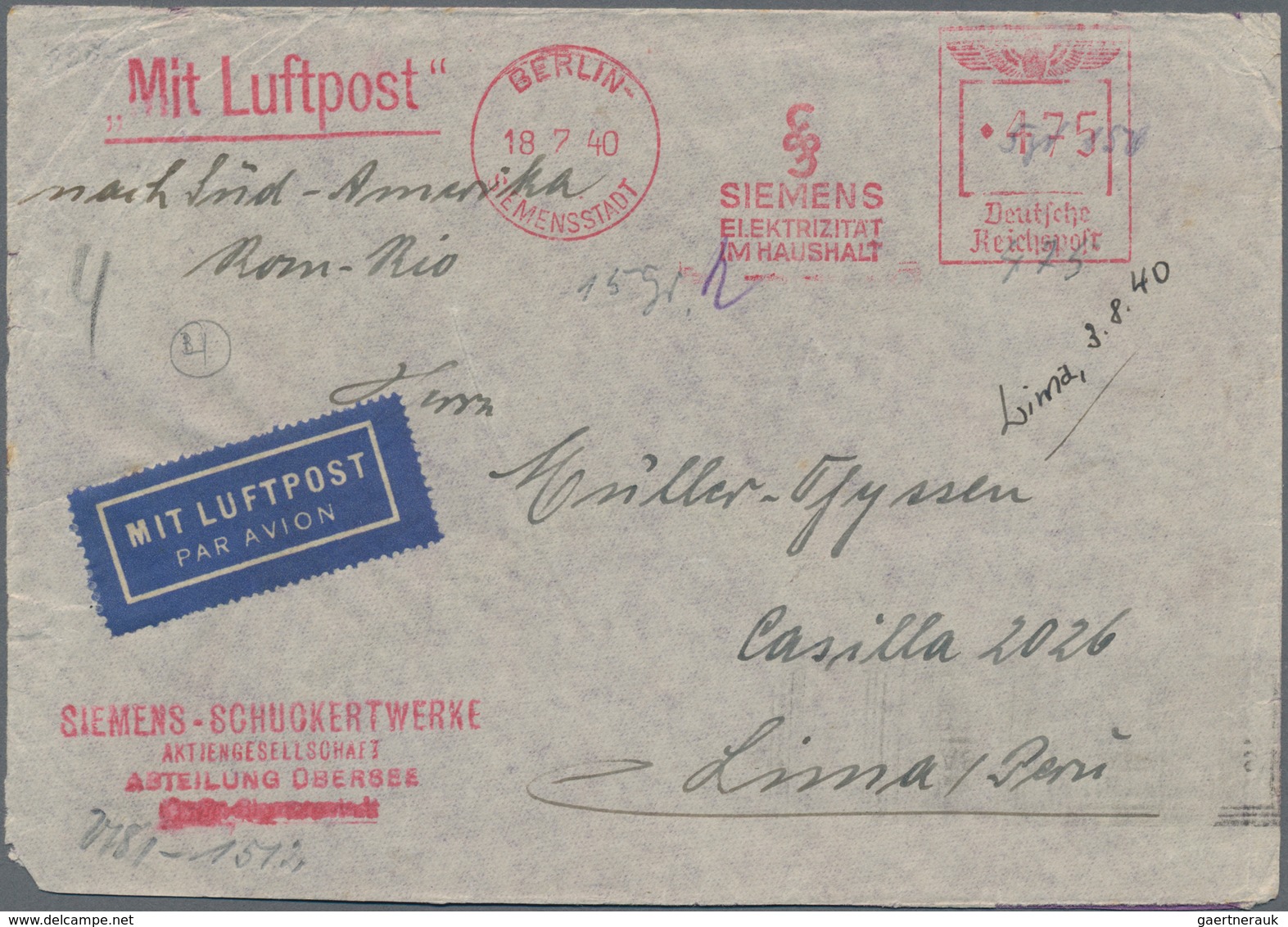 Thematik: Postautomation / Postal Mecanization: 1930/1970 (ca.), FREISTEMPLER DEUTSCHLAND , Interess - Correo Postal