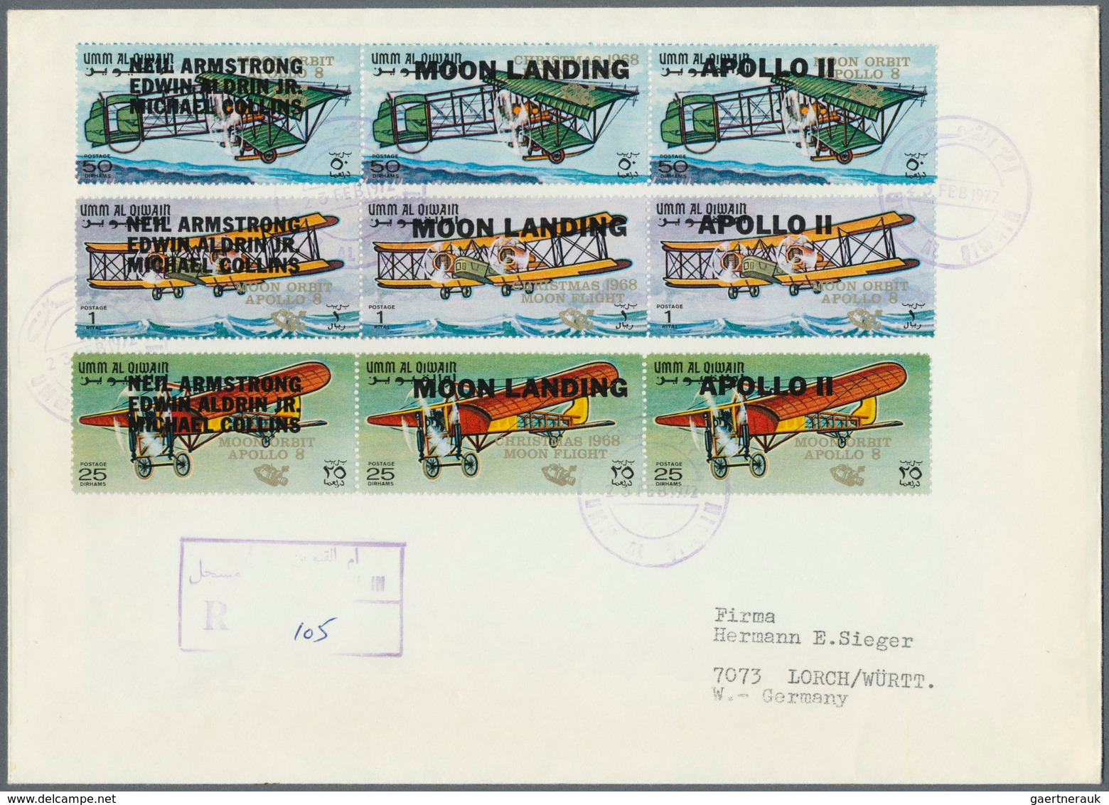 Thematik: Raumfahrt / astronautics: 1969/1973. Lot of about 101 covers/FDC, 20 stamps and 4 souverni