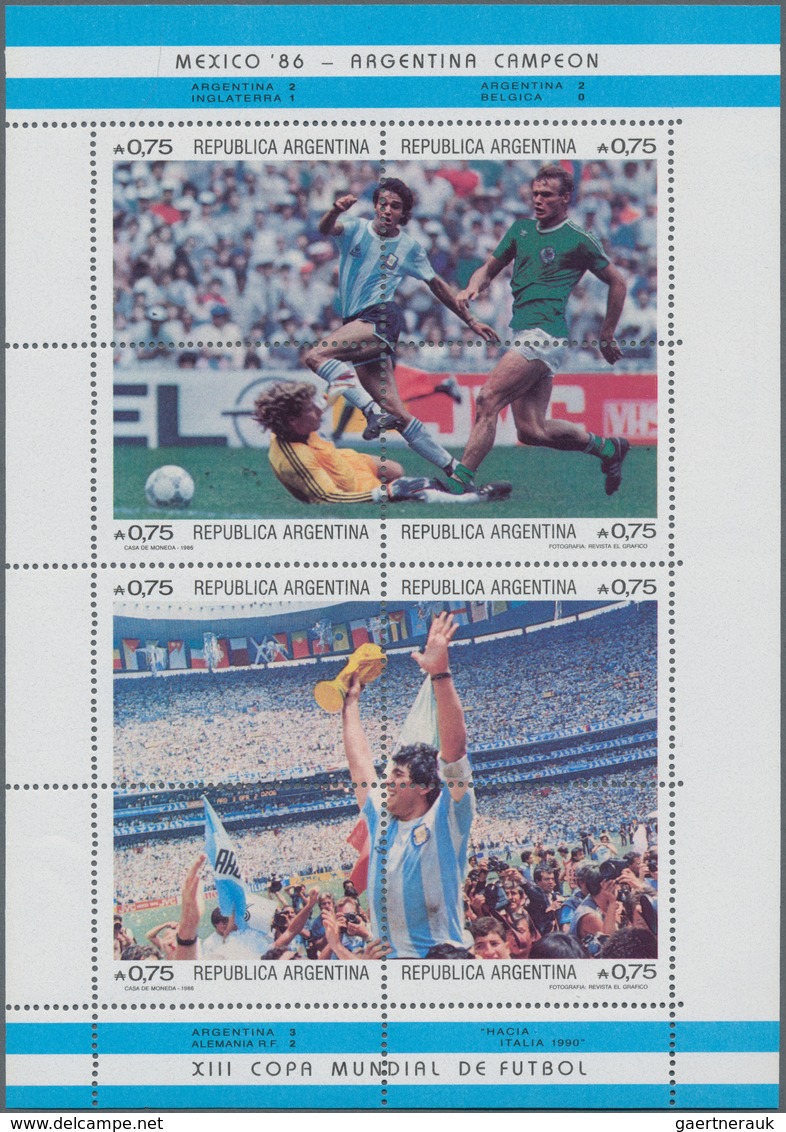 Thematik: Sport-Fußball / Sport-soccer, Football: 1986, ARGENTINA: Winner At Football World Champion - Sonstige & Ohne Zuordnung