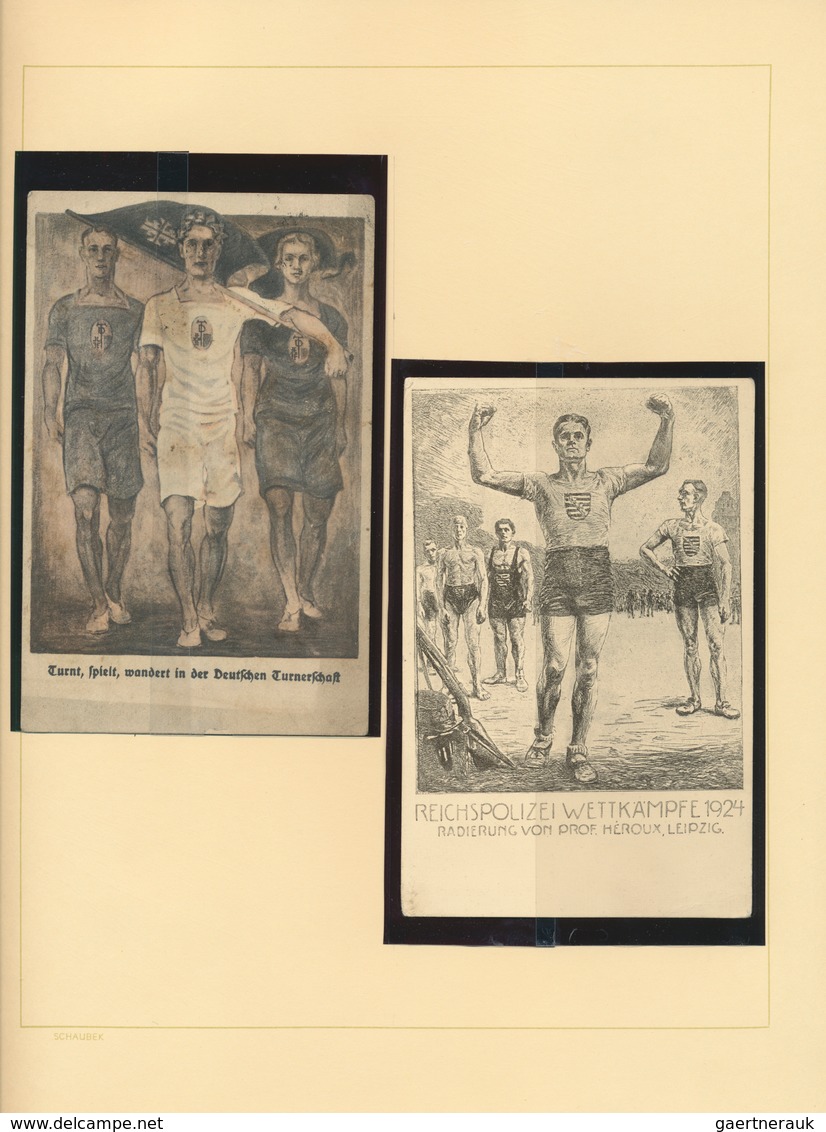 Thematik: Sport-Turnen / Sport-gymnastics: 1921/1938, Die Geschichte Des Deutschen Sports Im Allgeme - Gymnastique