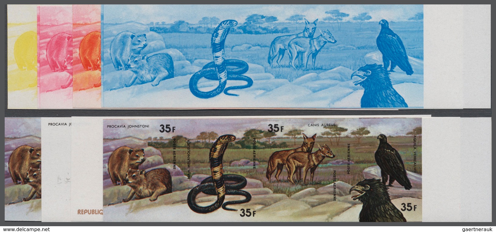 Thematik: Tiere, Fauna / Animals, Fauna: Burundi 1977, Tierwelt Afrikas Kompletter Satz Der Flugpost - Otros & Sin Clasificación