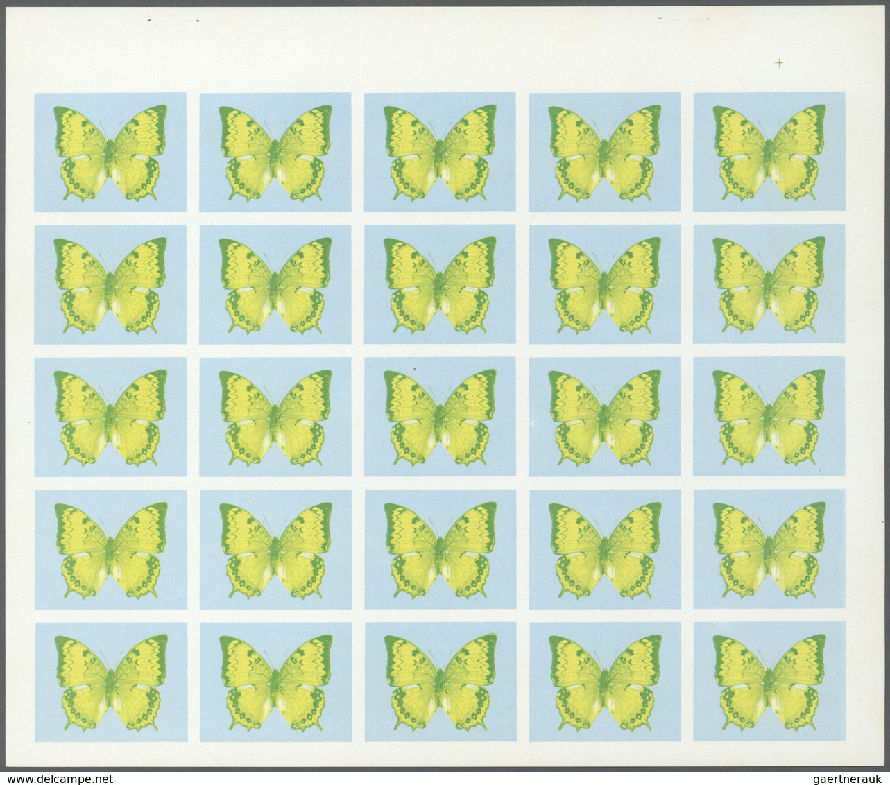 Thematik: Tiere-Schmetterlinge / Animals-butterflies: 1972. Sharjah. Progressive Proof (5 Phases) In - Mariposas