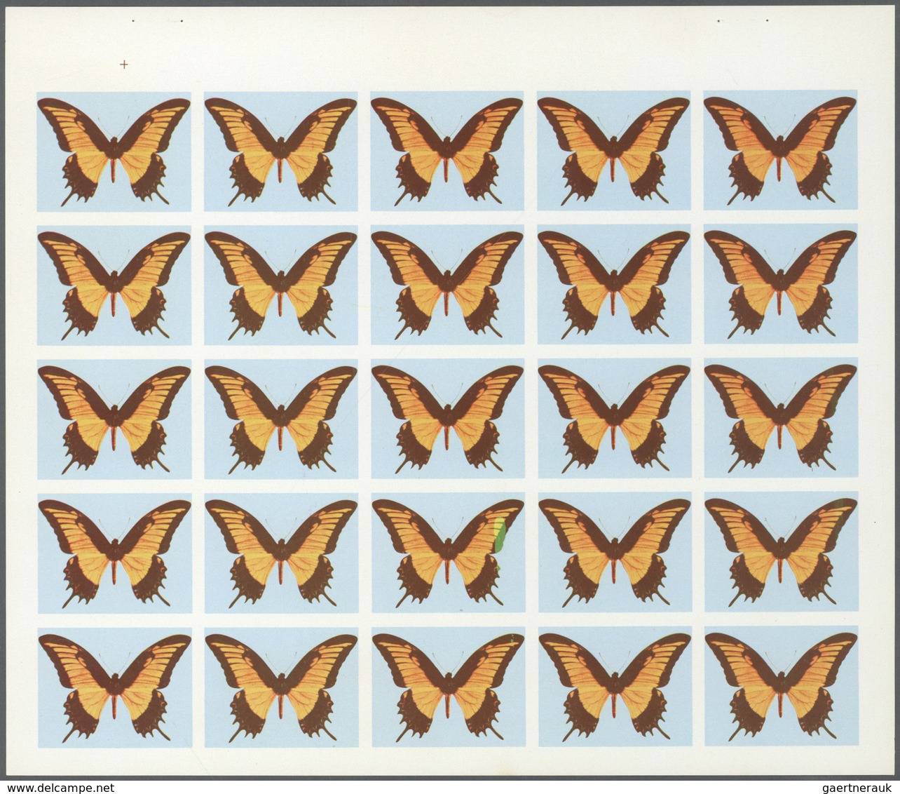 Thematik: Tiere-Schmetterlinge / Animals-butterflies: 1972. Sharjah. Progressive Proof (6 Phases) In - Schmetterlinge