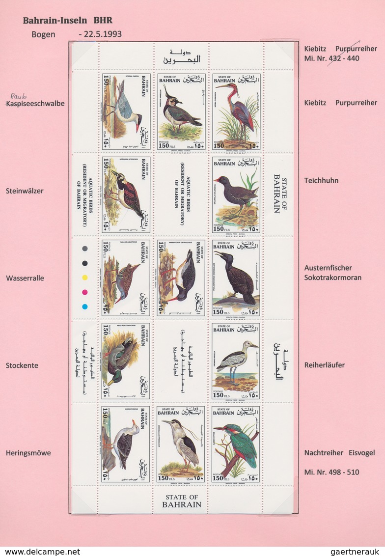 Thematik: Tiere-Vögel / animals-birds: 1959/2009, mainly 1990s, MNH collection of apprx. 296 souveni