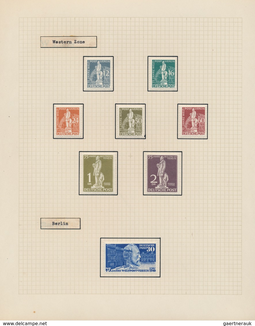 Thematik: UPU / United Postal Union: 1949, 75th Anniversary Of UPU, A Splendid Collection Of Mint Is - U.P.U.