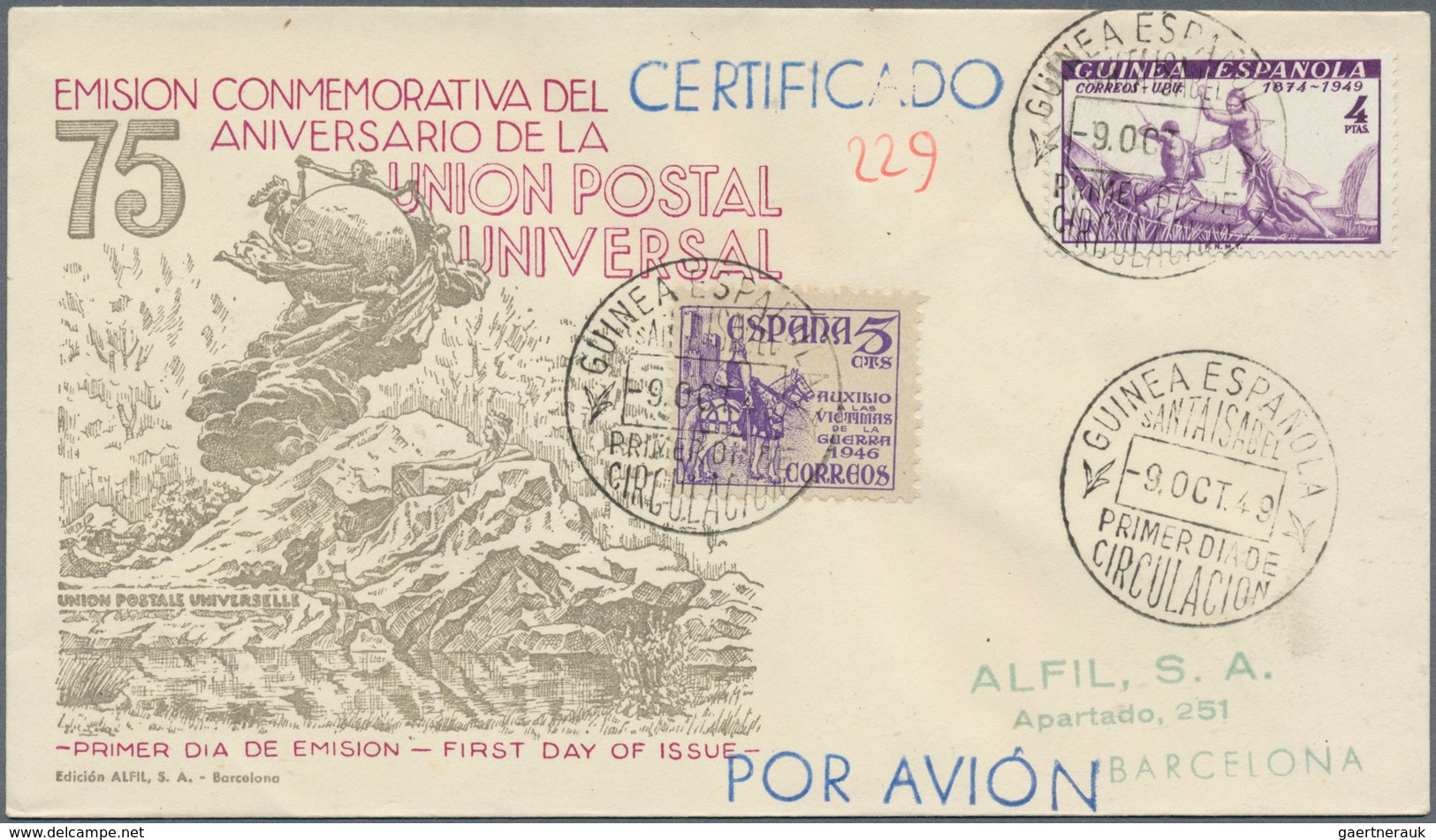 Thematik: UPU / united postal union: 1949/1979, accumulation of apprx. 180 thematic covers/cards wit