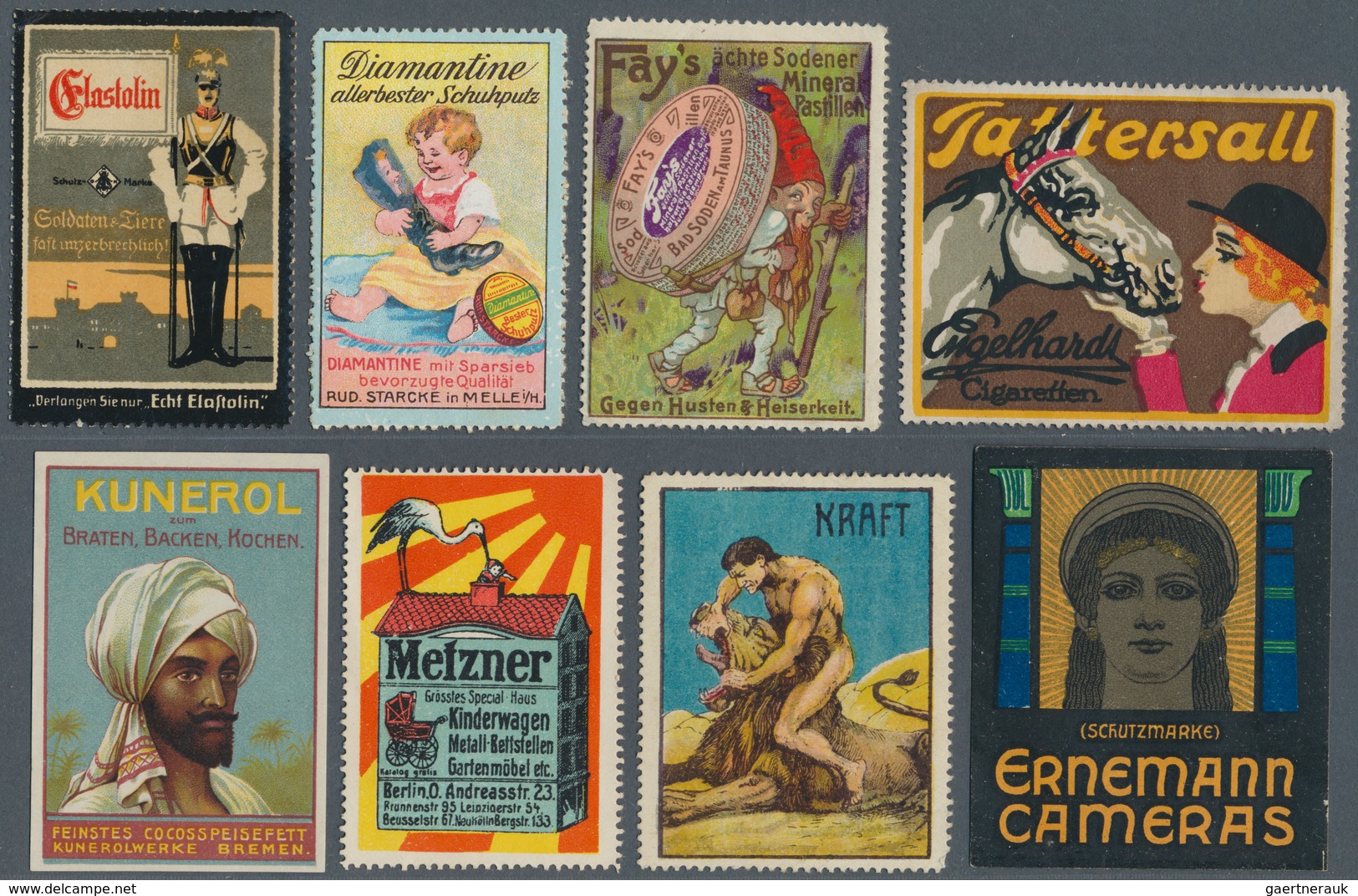 Thematik: Vignetten,Werbemarken / Vignettes, Commercial Stamps: 1860/1980 Ca., CINDERELLAS Of Differ - Erinofilia