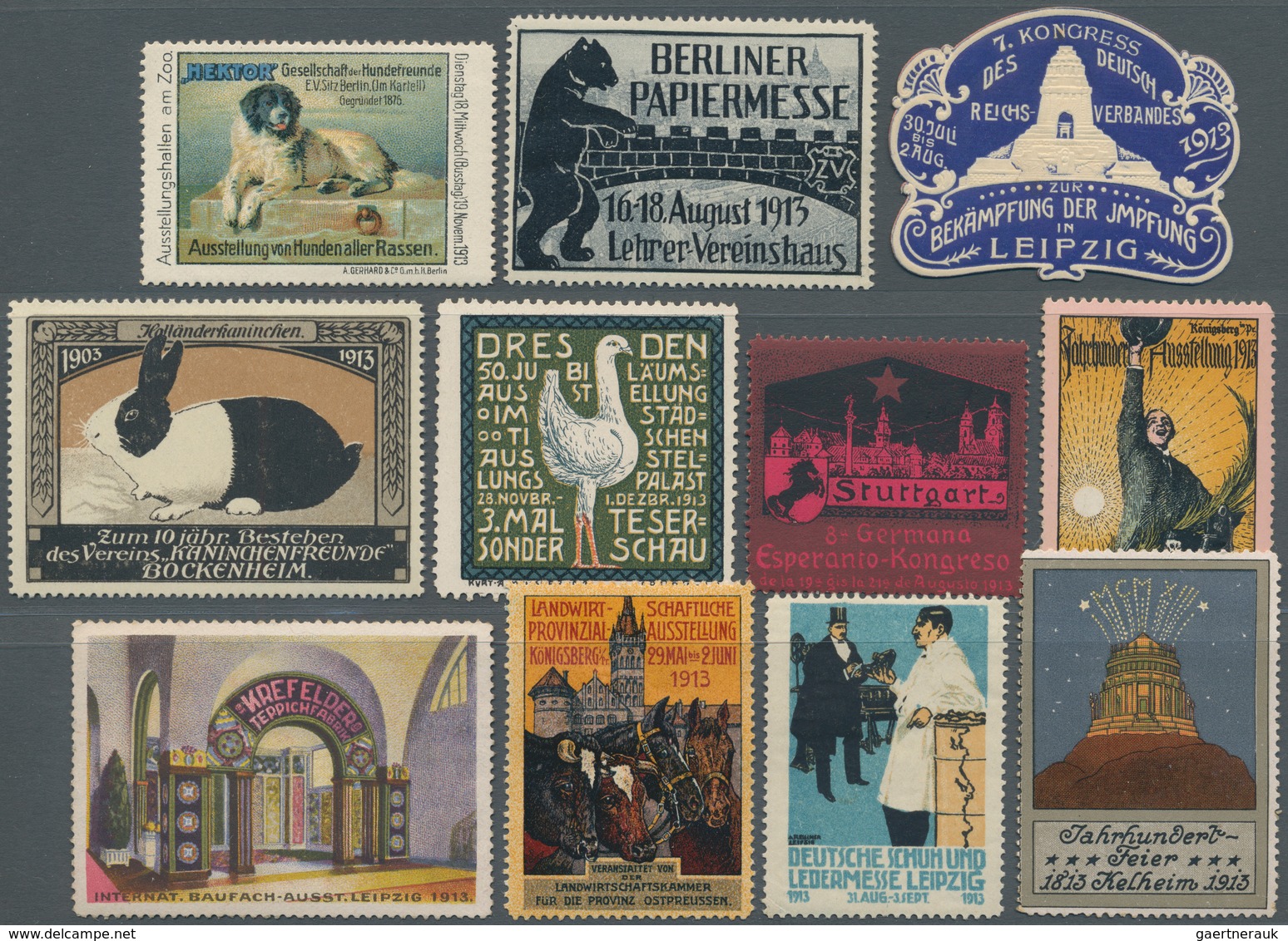 Thematik: Vignetten,Werbemarken / vignettes, commercial stamps: 1860/1980 ca., CINDERELLAS of differ