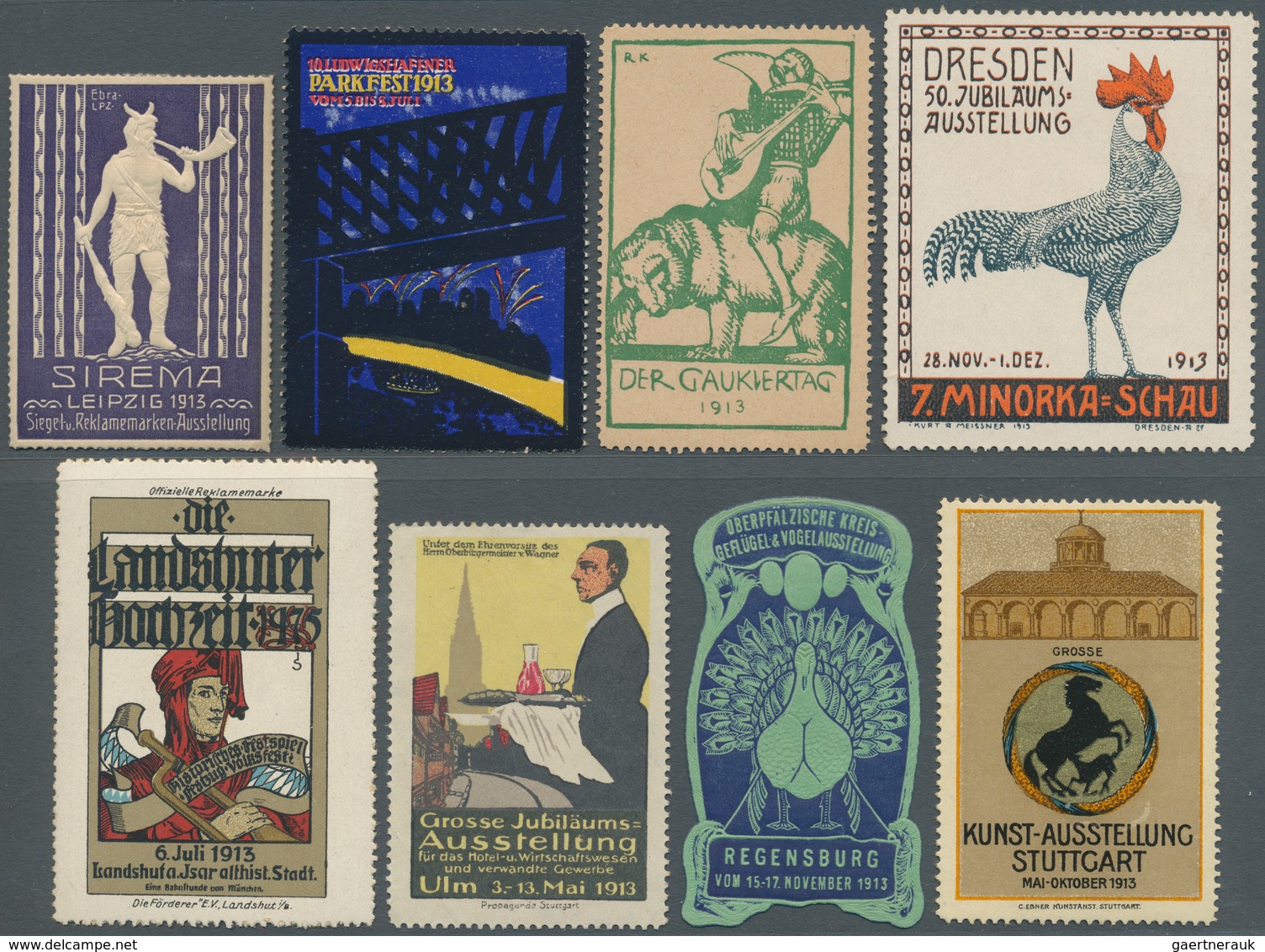 Thematik: Vignetten,Werbemarken / vignettes, commercial stamps: 1860/1980 ca., CINDERELLAS of differ