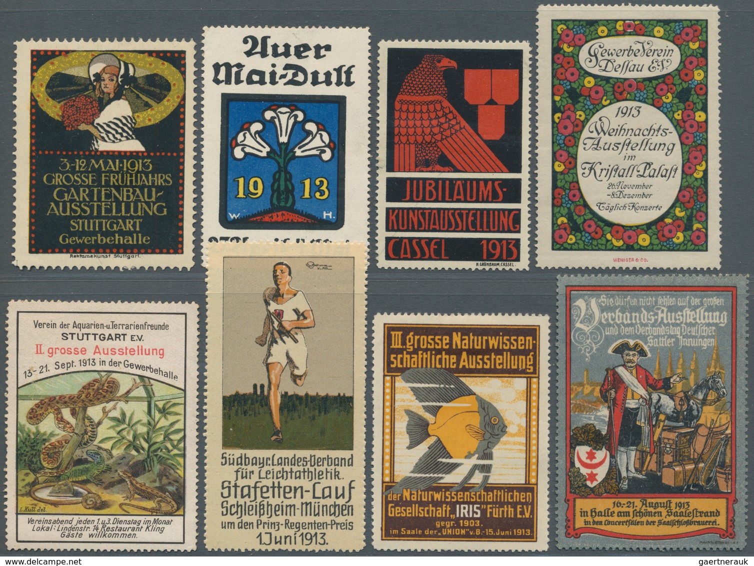 Thematik: Vignetten,Werbemarken / vignettes, commercial stamps: 1860/1980 ca., CINDERELLAS of differ