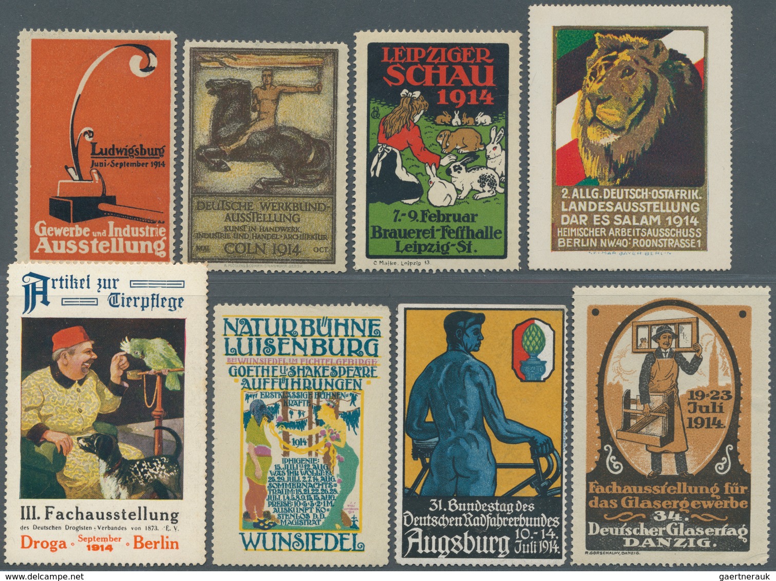 Thematik: Vignetten,Werbemarken / vignettes, commercial stamps: 1860/1980 ca., CINDERELLAS of differ