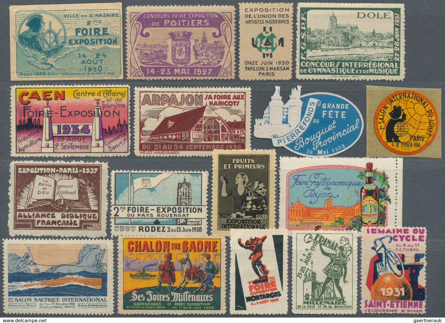 Thematik: Vignetten,Werbemarken / vignettes, commercial stamps: 1860/1980 ca., CINDERELLAS of differ