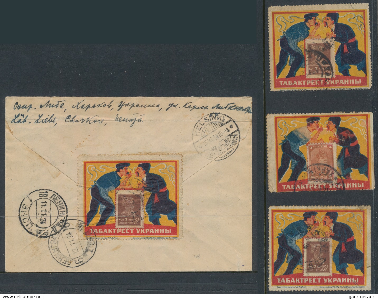 Thematik: Vignetten,Werbemarken / Vignettes, Commercial Stamps: SOWJET UNION. 1920/1925 (ca). Except - Cinderellas