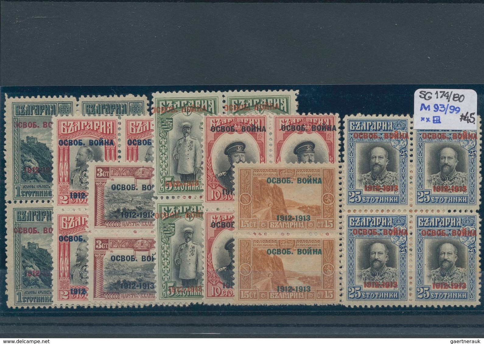Bulgarien: 1896/1941, Mint And Used Holding On Stockcards, Well Sorted Throughout With A Good Percen - Lettres & Documents