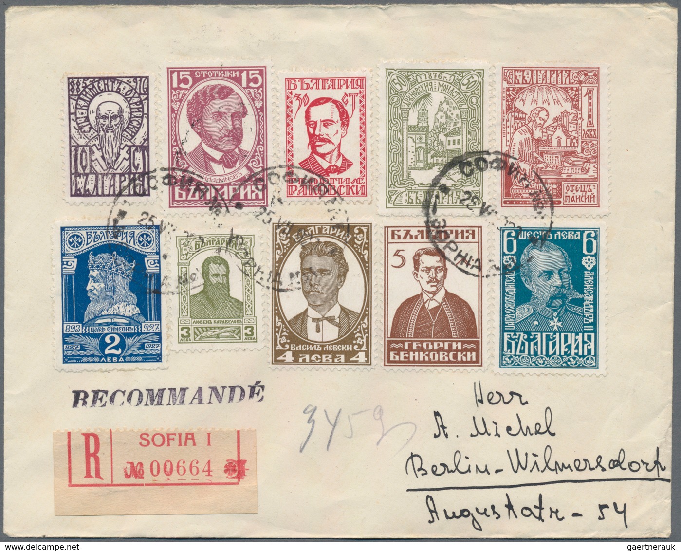 Bulgarien: 1919/1930, Assortment Of Apprx. 92 (mainly Commercial) Covers/cards, Comprising Domestic - Covers & Documents