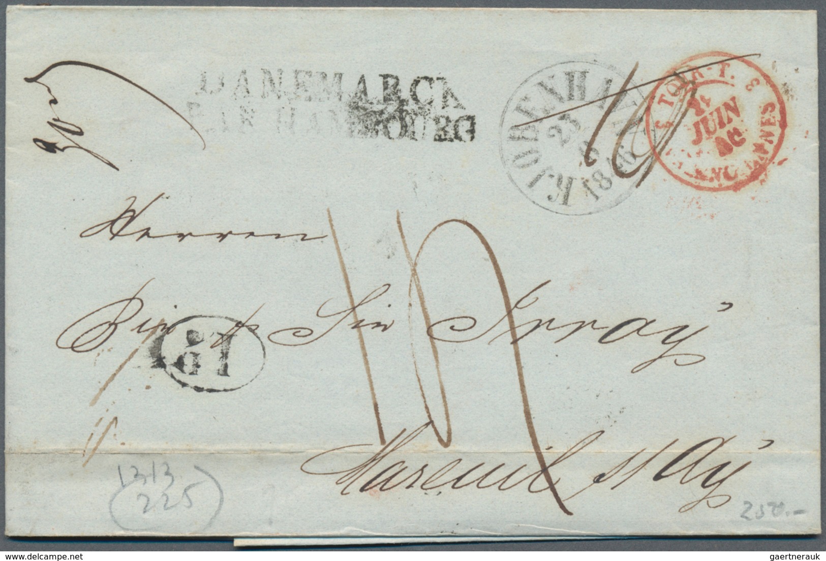 Dänemark: 1840's-1940's (ca.): More Than 60 Covers, Postcards, Postal Stationery Items And Picture P - Lettres & Documents