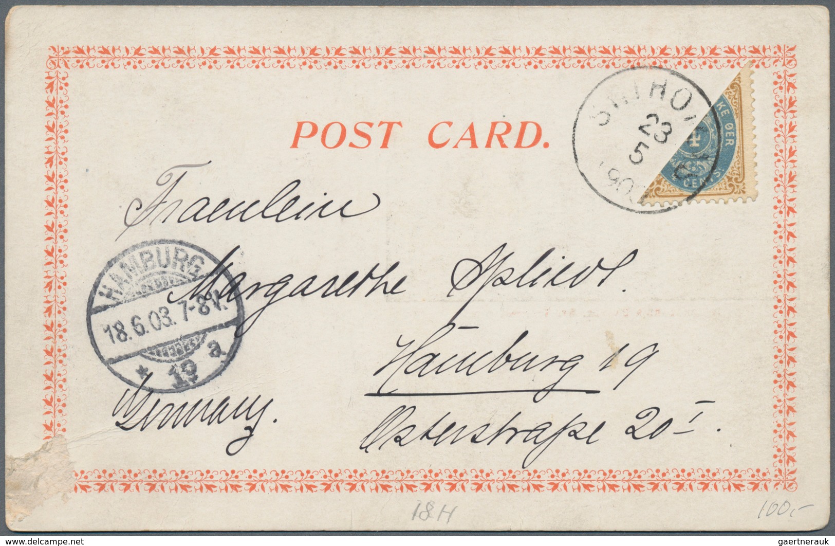 Dänemark: 1840's-1940's (ca.): More than 60 covers, postcards, postal stationery items and picture p