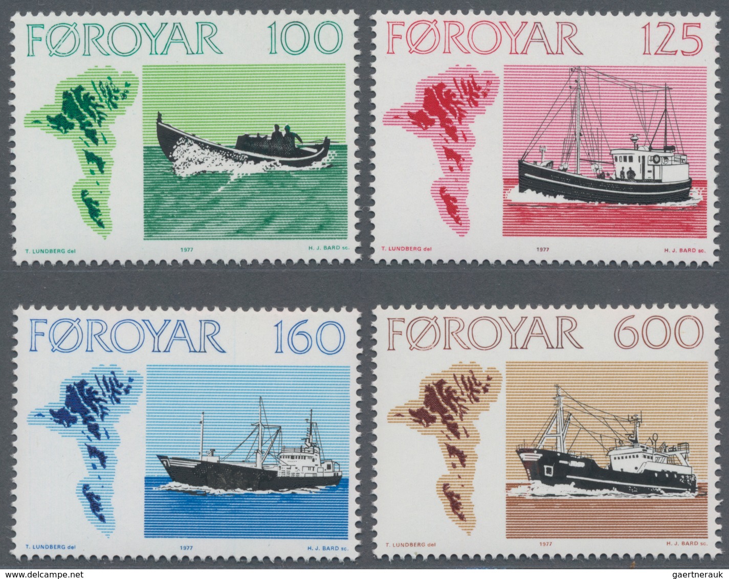 Dänemark - Färöer: 1977/1992, Accumulation Of Three Complete Attractive Thematic Sets In Different Q - Färöer Inseln